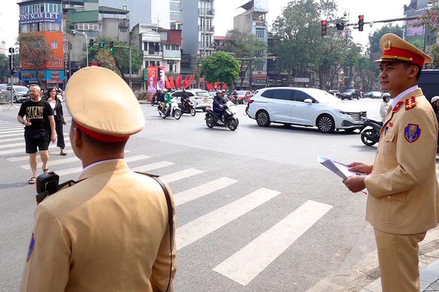 Le modèle "Trois premiers" est efficace sur de nombreuses routes de Hanoï
