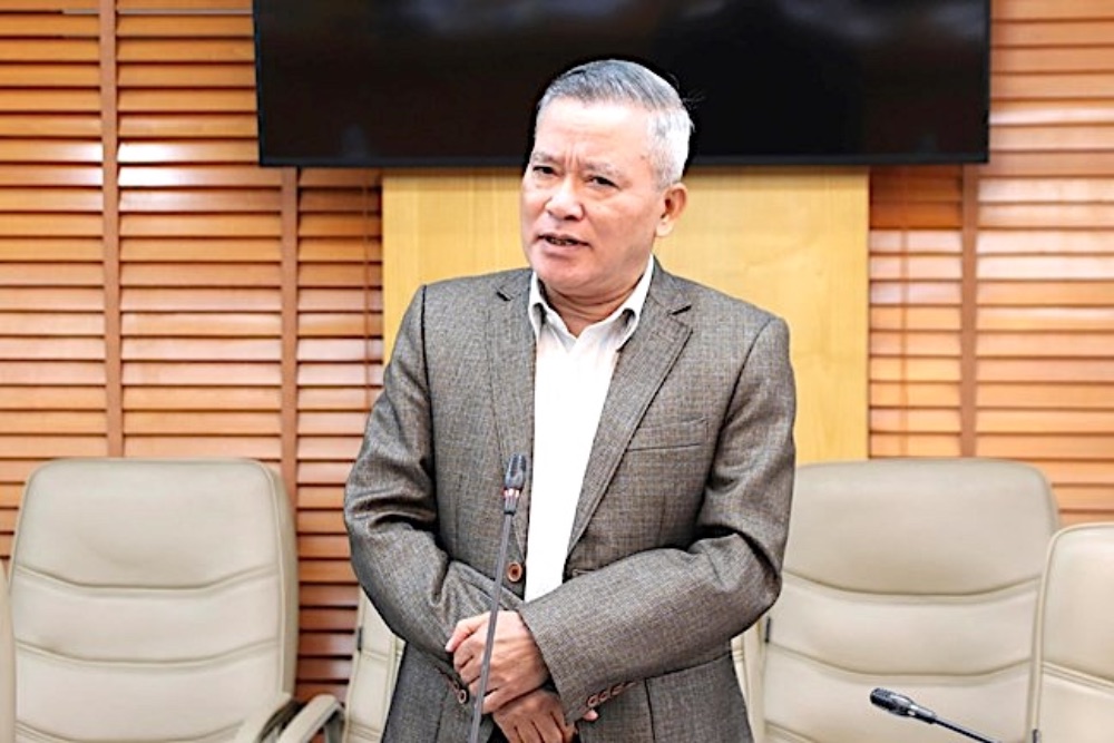 TS Nguyễn Văn Pha phát biểu góp ý tại hội nghị. Ảnh: Hương Diệp