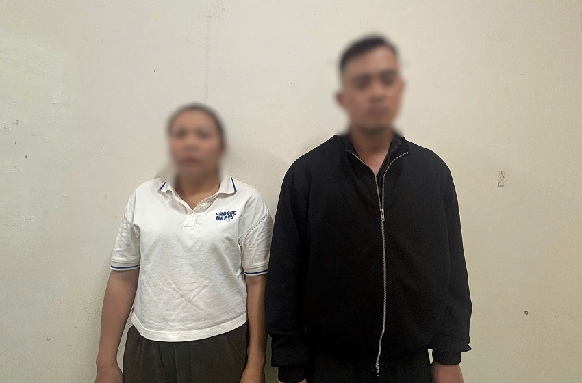 Các đối tượng trong đường dây bán số lô, số đề. Ảnh: Công an Quảng Ngãi