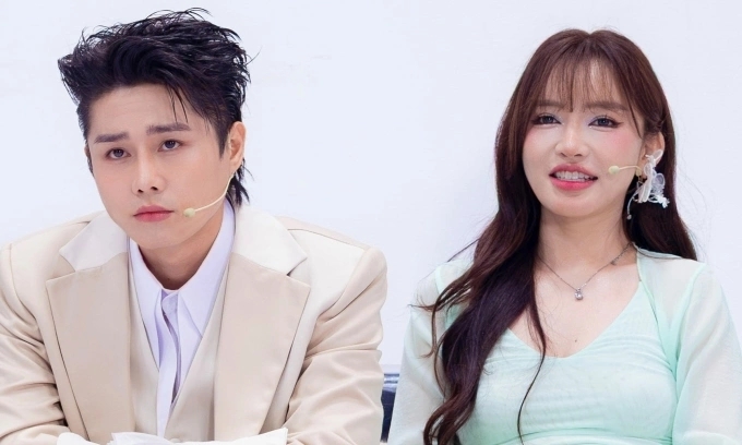 Tang Duy Tan and Bich Phuong in "Em xinh say hi". Photo: NSX