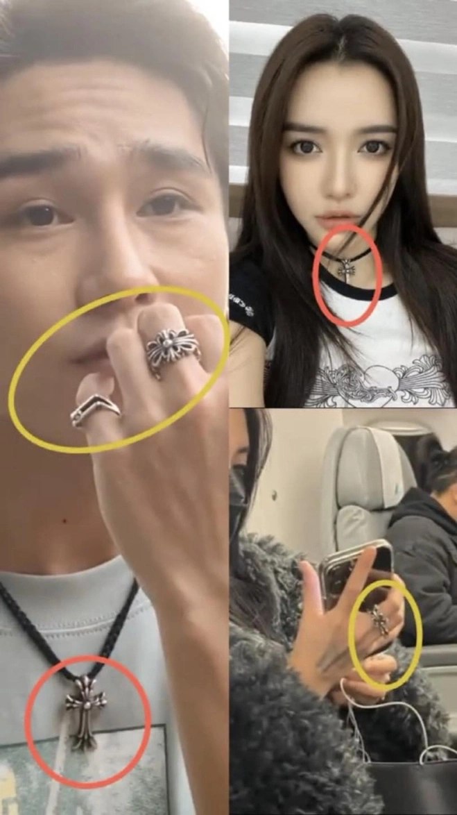 Nhờ những lần diện đồ đôi khán giả nhận ra mối quan hệ đặc biệt của 2 nghệ sĩ. Ảnh: Cắt từ video.