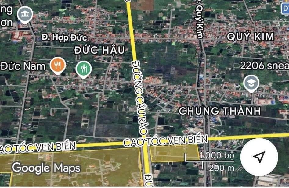 The road connecting Rao 3 bridge and the coastal road will pass through many communes and wards of Hai Phong City. Photo: Do Son Ward