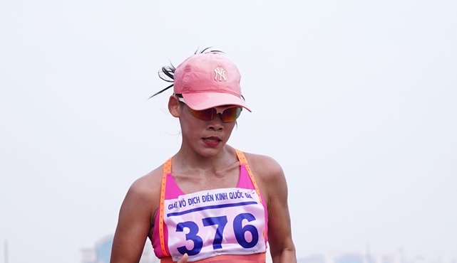 Nguyen Thi Thanh Phuc does not participate in the 2026 Asian Walking Championships. Photo: Xuan Hoang