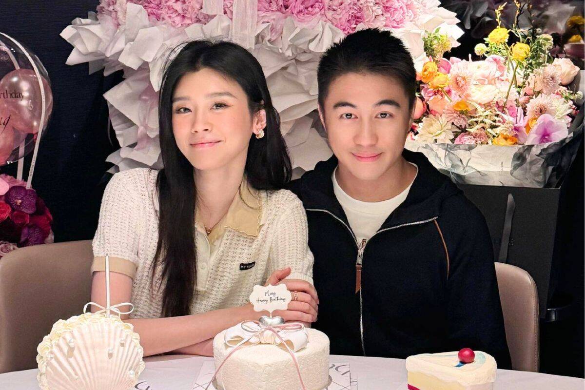 Supermodel He Mengyao and her husband Ha Yujun. Photo: Xinhua