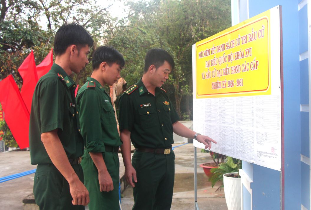 Hon Chuoi, Ca Mau is ready for early election day on the 13th. 3. Photo: Nhat Ho