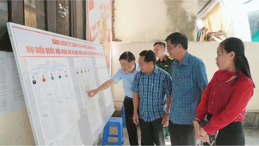 Đặc khu Kiên Hải đã sẵn sàng cho cuộc bầu cử. Ảnh: Nguyên Anh