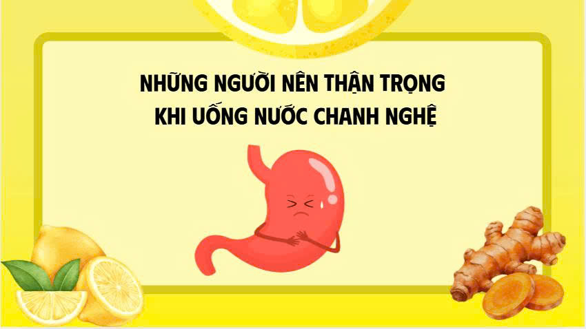 People who should be cautious when drinking lemon and turmeric juice