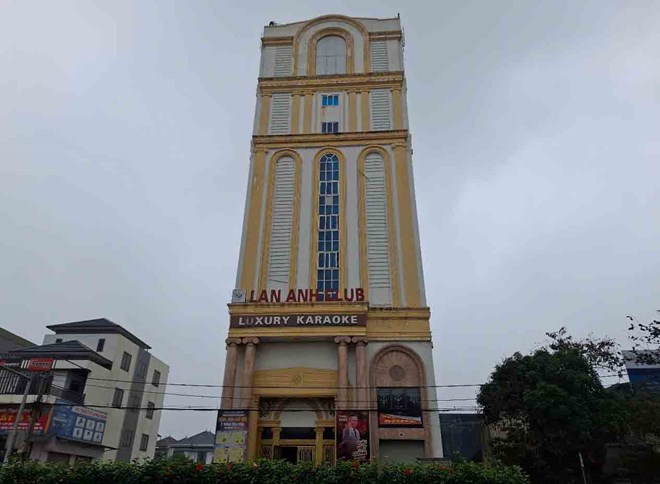 Khu vực quán Lan Anh Club - nơi xảy ra vụ hỗn chiến làm một người tử vong, một người bị thương. Ảnh: Trần Tuấn