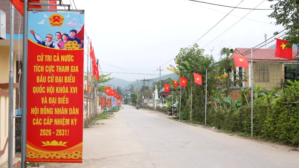 Voters in mountainous communes of Quang Tri are ready for election day 15. 3. Photo: Tuyen Phu