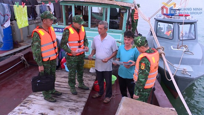 Quảng Ninh thiết lập 11 điểm kiểm tra, kiểm soát tàu cá