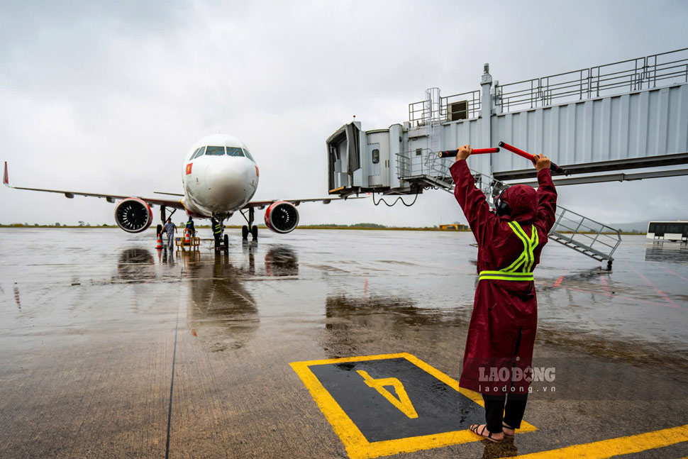 Flight to Phu Cat Airport (Gia Lai). Photo: Dung Nhan