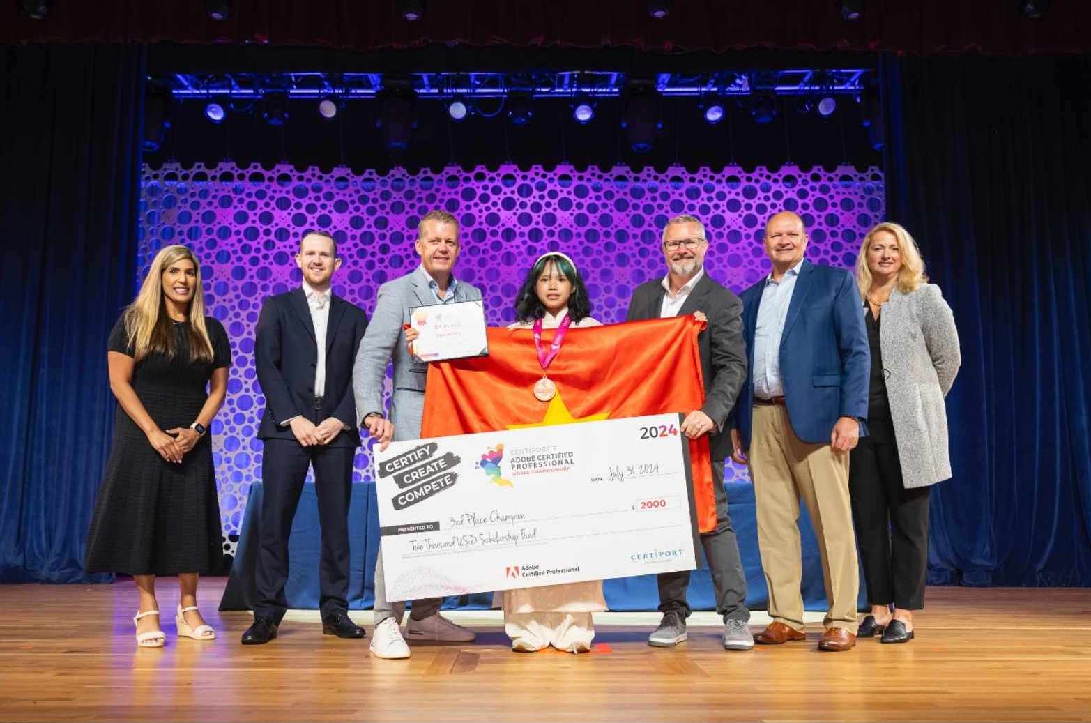 Đại sứ ACP - Mai Ngọc Linh đạt Huy chương Đồng thế giới mùa giải ACP Wolrd Championship 2024. Ảnh: Ban tổ chức