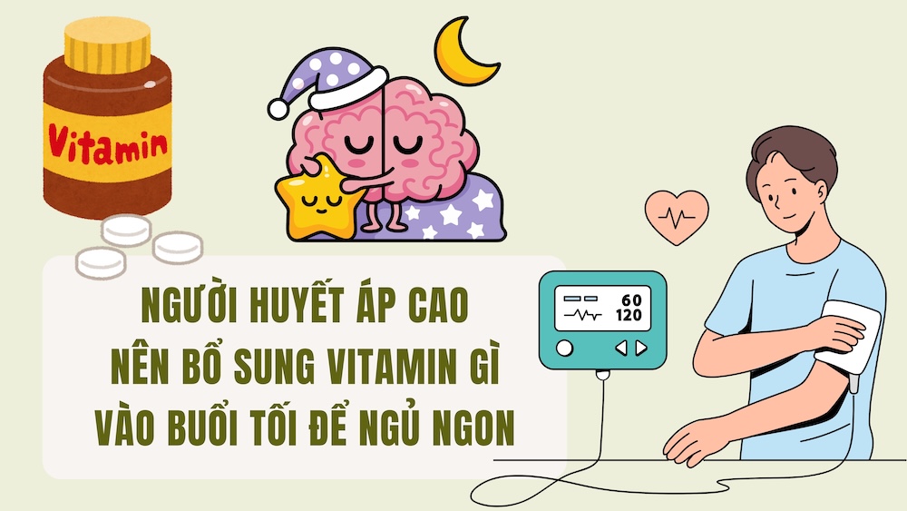 What vitamins should high blood pressure people supplement in the evening to sleep well