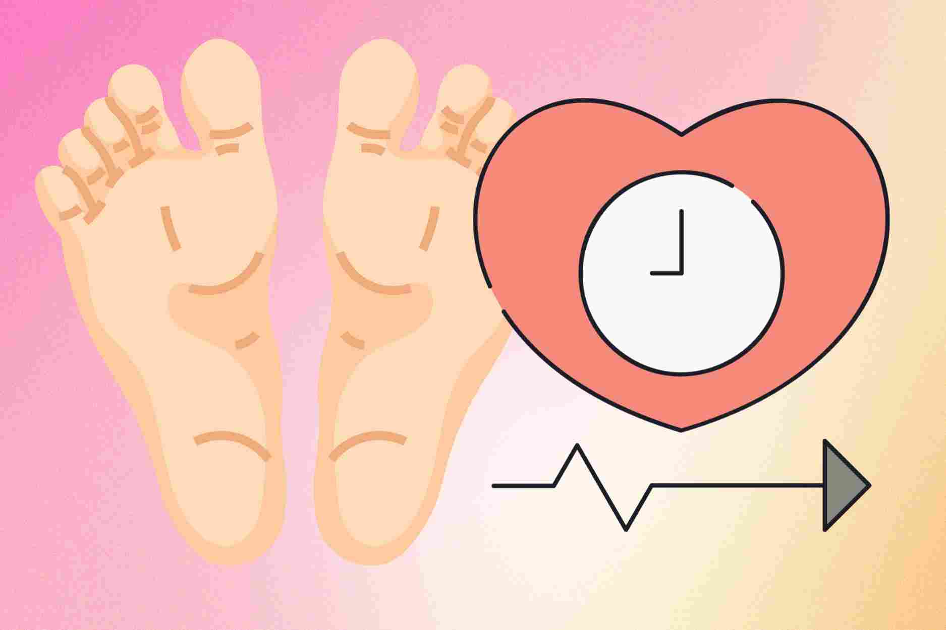 2 special signs in the feet of longevity