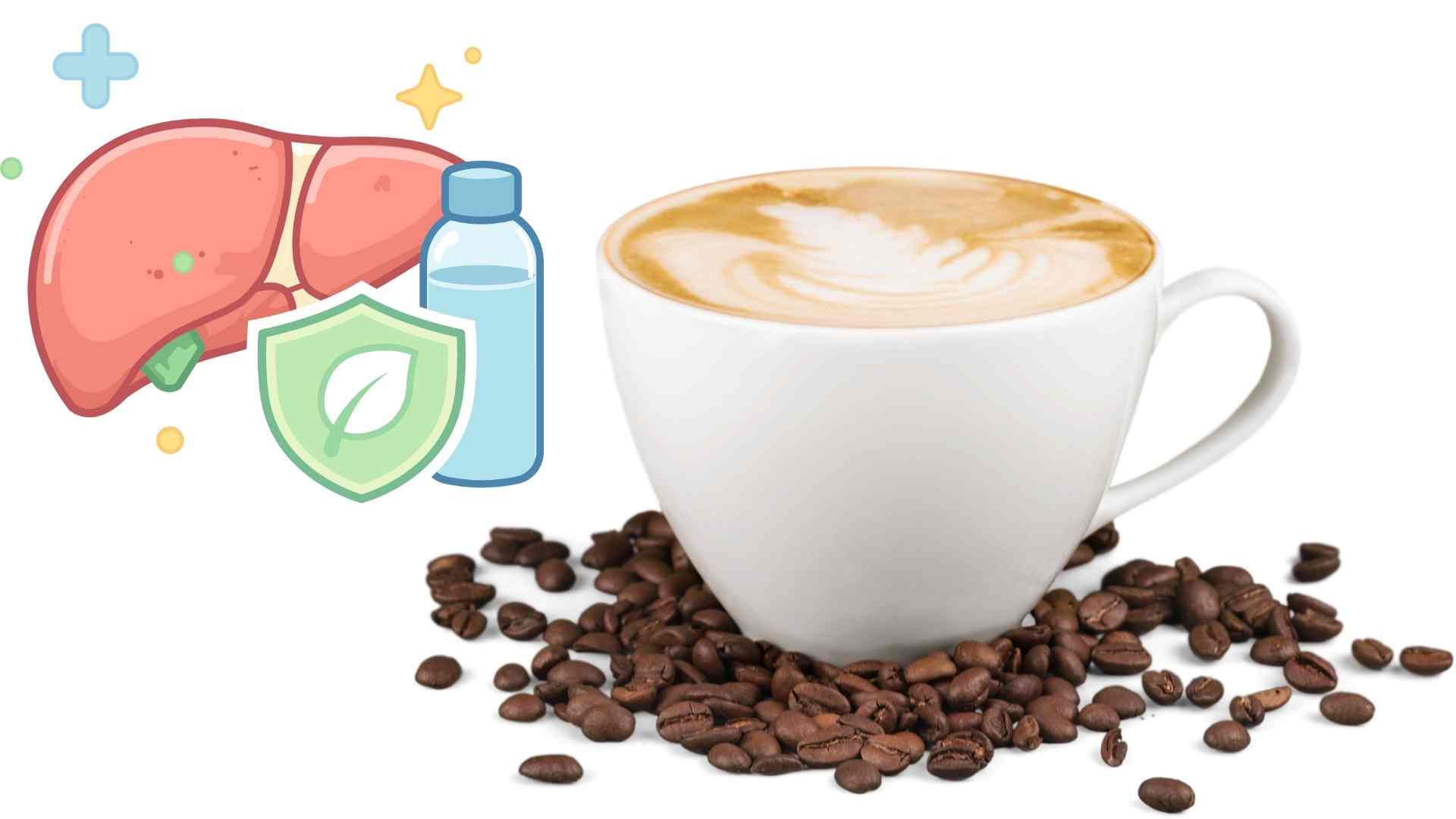 Coffee contains many compounds that are beneficial for the liver and health. Graphics: Ha May