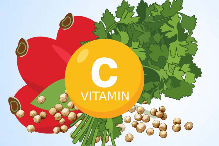 Herbs and spices rich in vitamin C are good for health. Graphics: Thien Nhan
