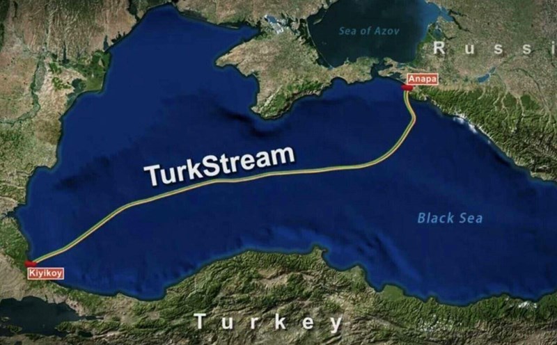 Turkstram Map TurkStream là đường ống dẫn khí đốt cuối cùng đưa khí đốt Nga sang châu ...