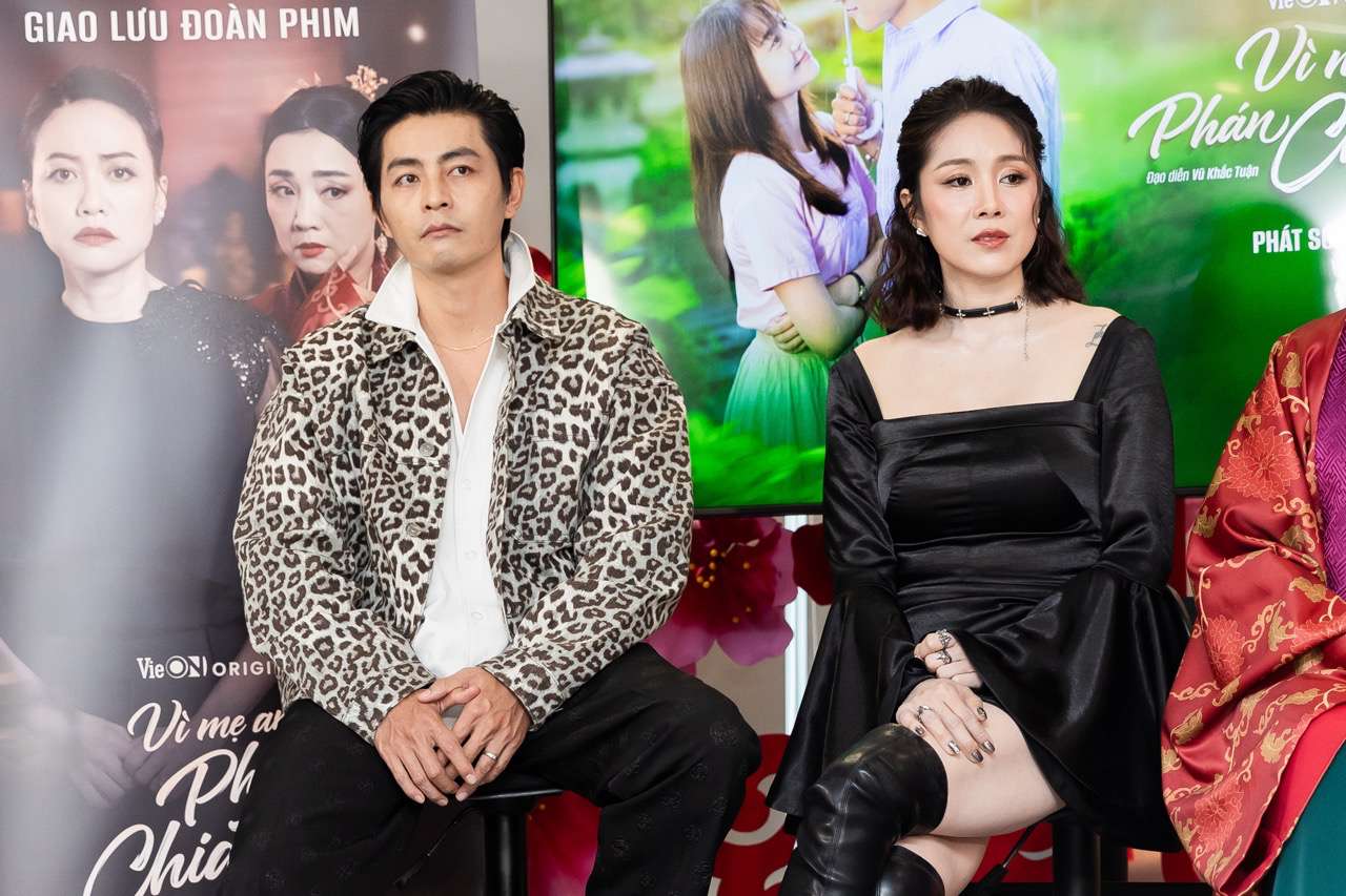 Quoc Huy and Le Phuong. Photo: VieON.