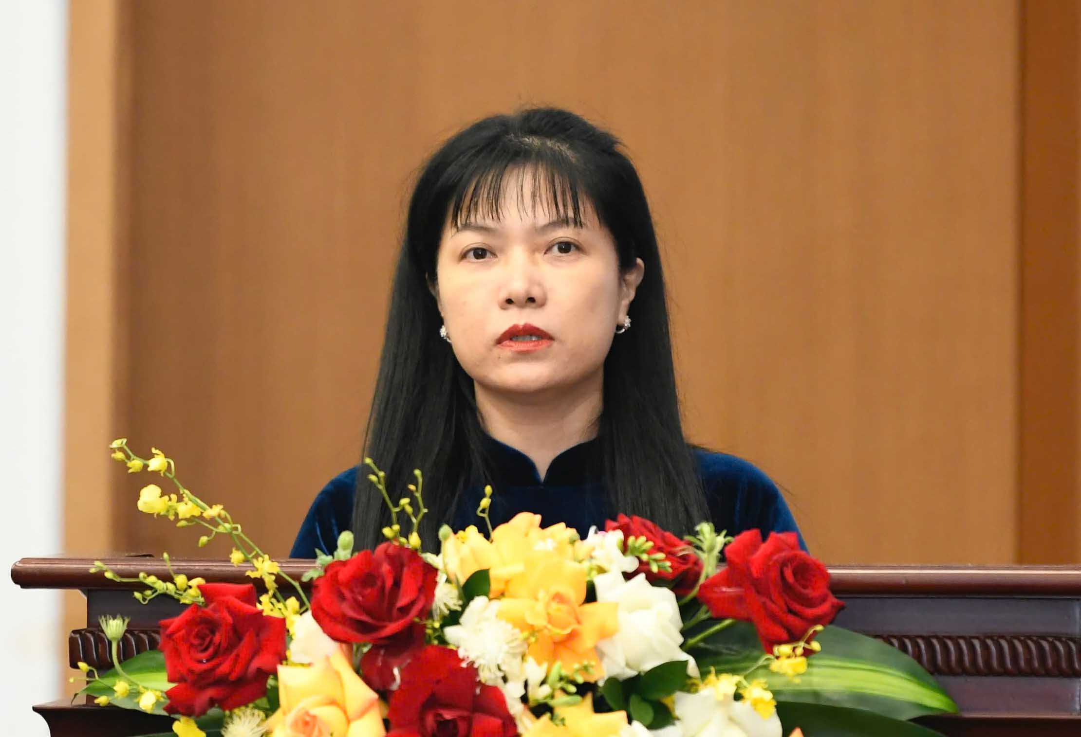 Deputy Chairman of the National Assembly's Delegation Affairs Committee, Deputy Chief of the Standing Office of the National Election Council Office Ta Thi Yen said that personnel preparation for the election is very tight. Photo: Hai Nguyen.