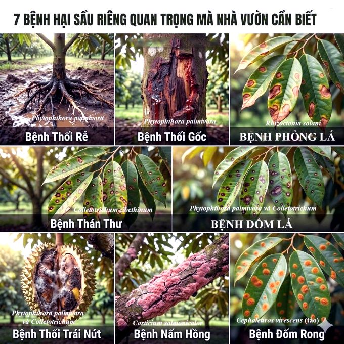 ドリアンと季節外れの雨の前に7つの害虫を特定する兆候