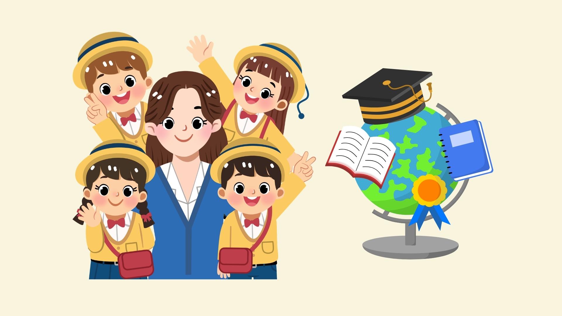 Expected policies for universal preschool education, compulsory education and literacy. Graphics: Duc Anh