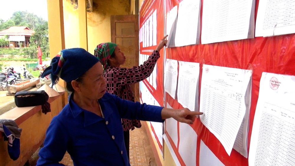 Mountainous commune of Thanh Hoa is ready for election day. Photo: Quach Du
