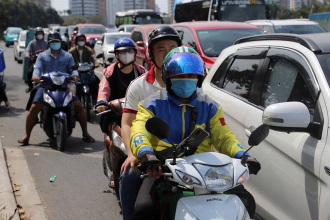 The Southern region has widespread hot weather. Photo: Anh Tu
