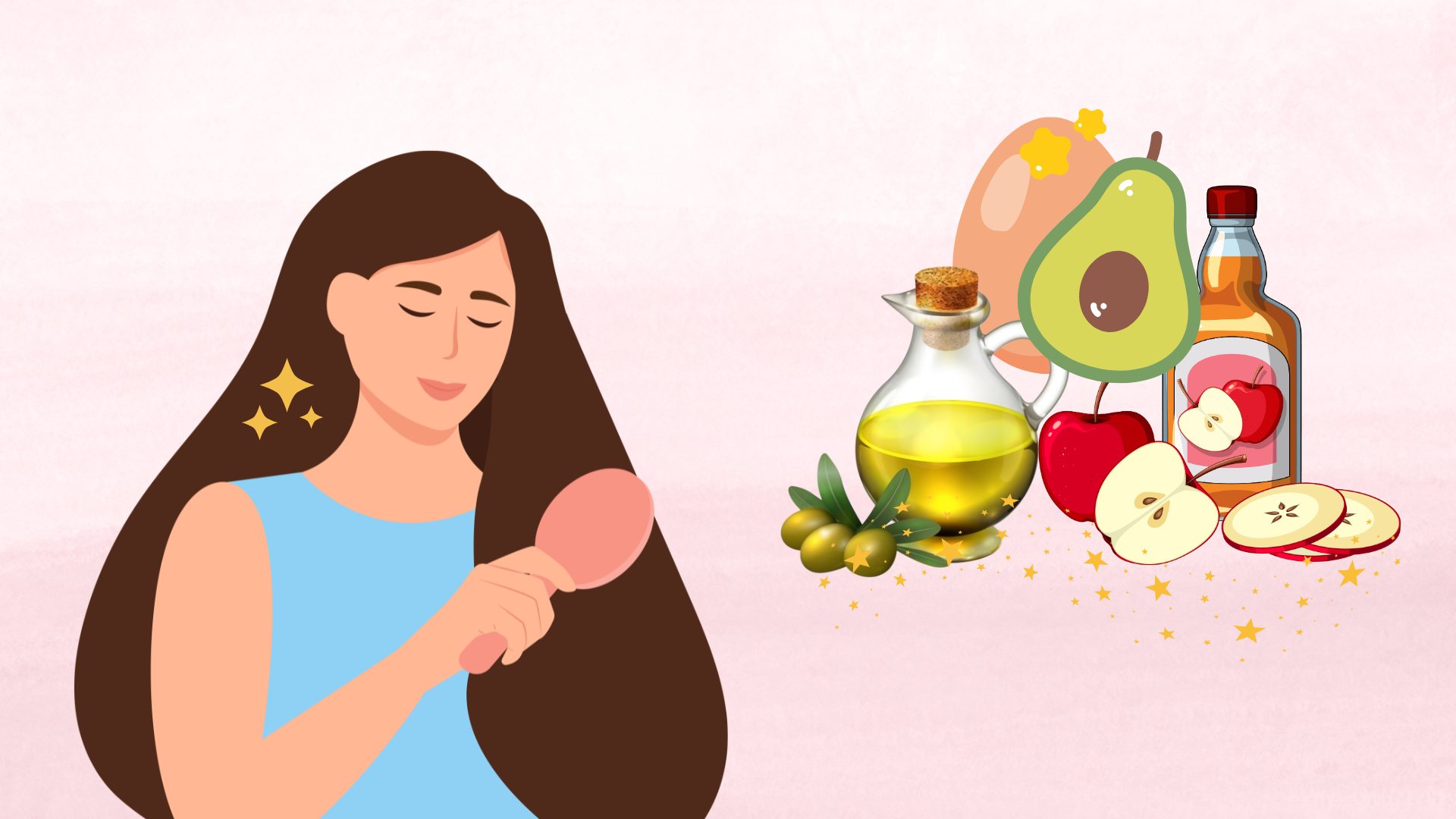 3가지 친숙한 재료로 손상된 머리카락을 복구하는 방법을 알려드립니다