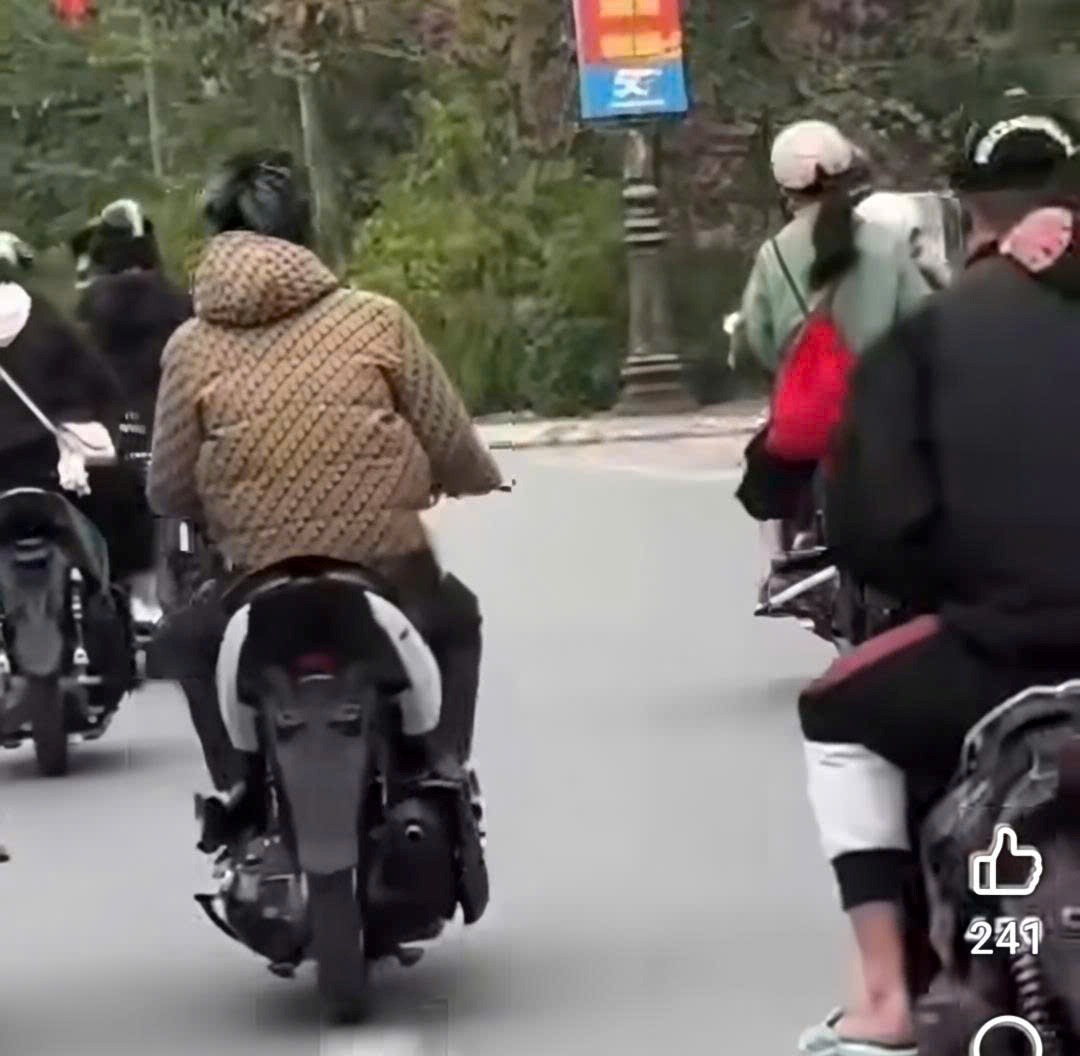 Hình ảnh nam thanh niên vi phạm 5 lỗi giao thông trên đường Yên Tử. Ảnh: Cục CSGT