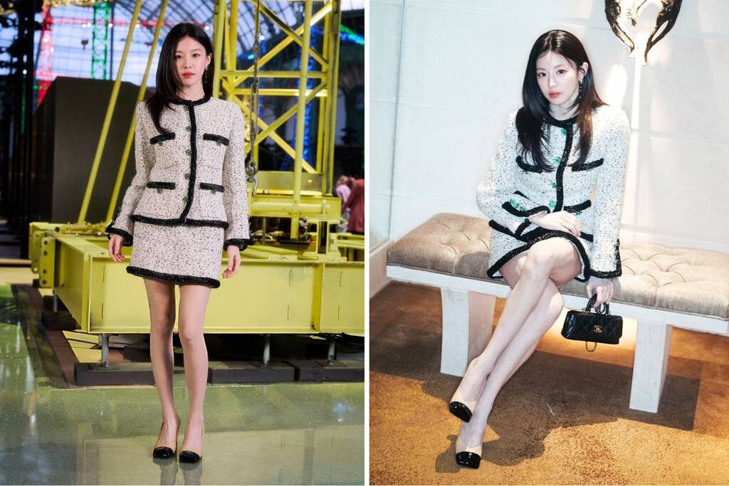 Diện mạo Go Yoon Jung tại show Chanel Thu - Đông 2026. Ảnh: Lotte