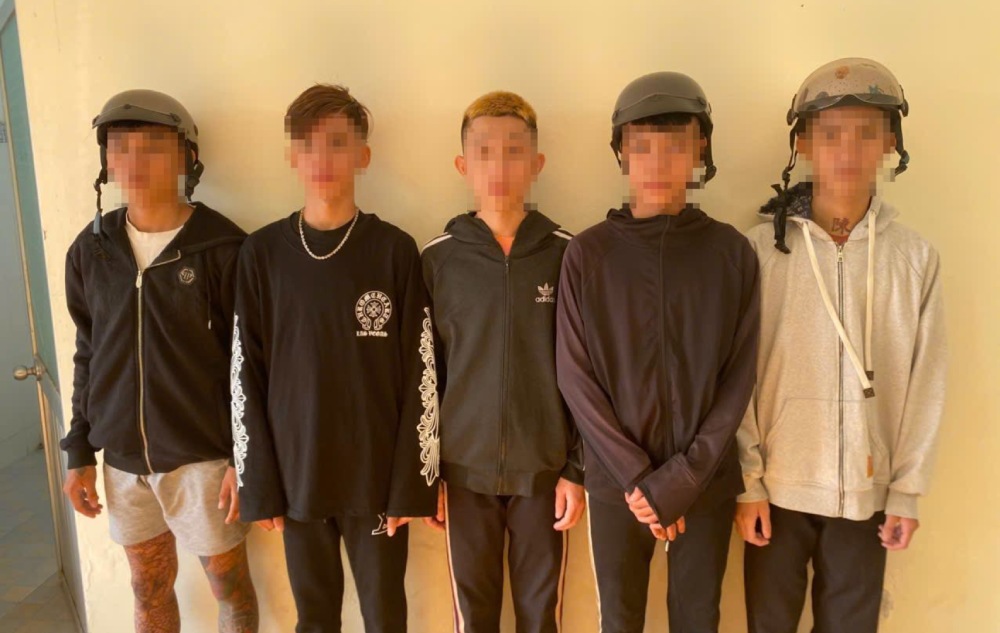 Công an đặc khu Phú Quốc đã tạm giữ hình sự một số đối tượng để điều tra về hành vi “Gây rối trật tự công cộng”. Ảnh: CACC