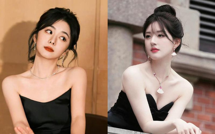 Đàm Tùng Vận, Triệu Lộ Tư. Photo: VieON.