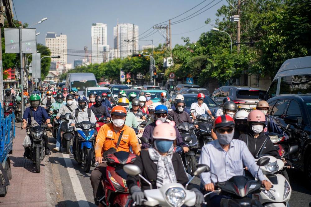 Southern weather hot sunny day. Photo: Thai Bao.