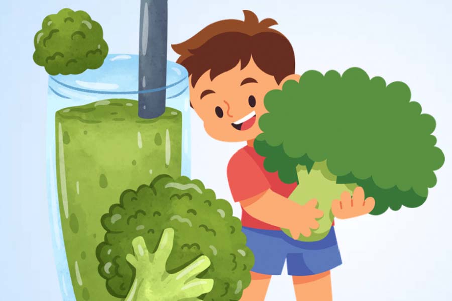 Broccoli juice and notable health benefits. Graphics: Thien Nhan