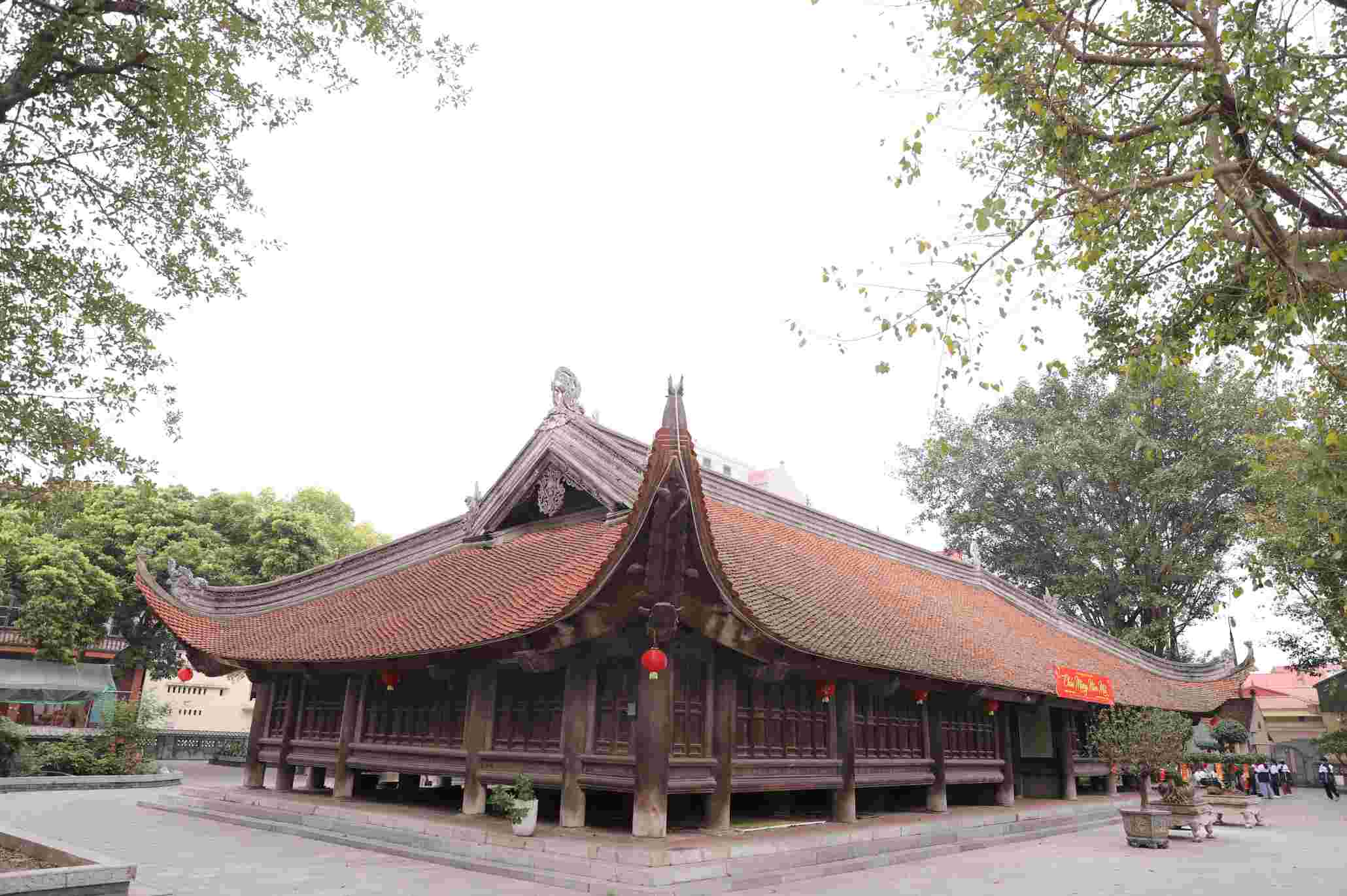 Mái đình. Ảnh: Minh Chính