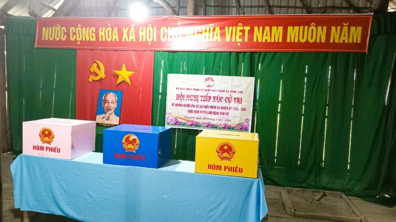 Công tác chuẩn bị bầu cử tại điểm bỏ phiếu sớm đã hoàn tất, 