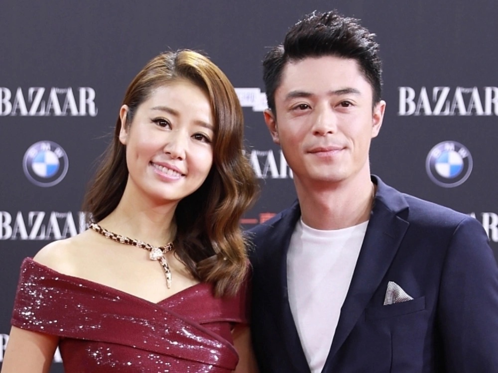 Ruby Lin and Wallace Huo. Photo: Xinhua
