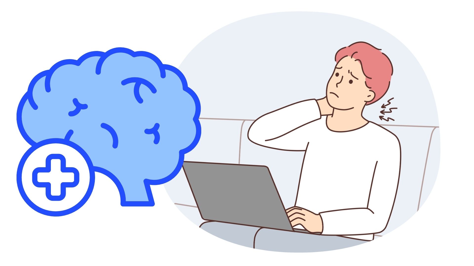Sedentary lifestyle has a negative impact on the brain. Graphics: Thanh Thanh