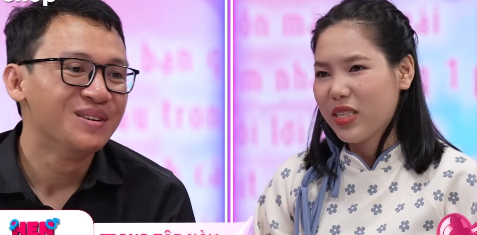 Boy and girl at the dating show. Photo: MCV Unit.