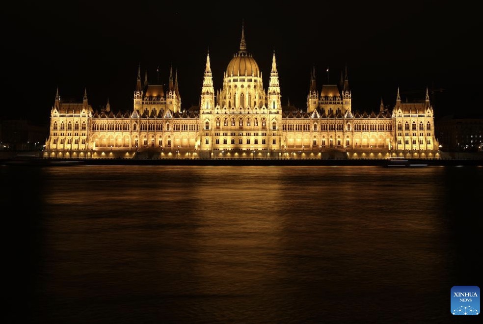 Edificio del Parlamento en Budapest, Hungría. Foto: Xinhua