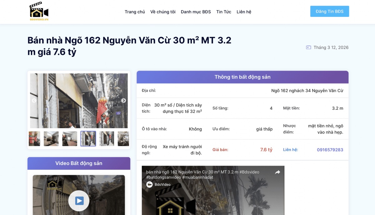 Mỗi tin bài về bất động sản đều được phân tích ưu nhược điểm kĩ càng và rõ ràng giúp người mua giảm thiểu việc đi lại.