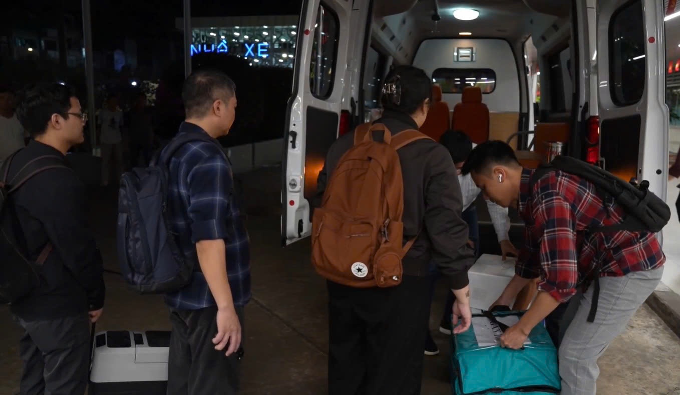 Chuyến bay mang theo nhịp đập của sự sống. Ảnh: BVCC