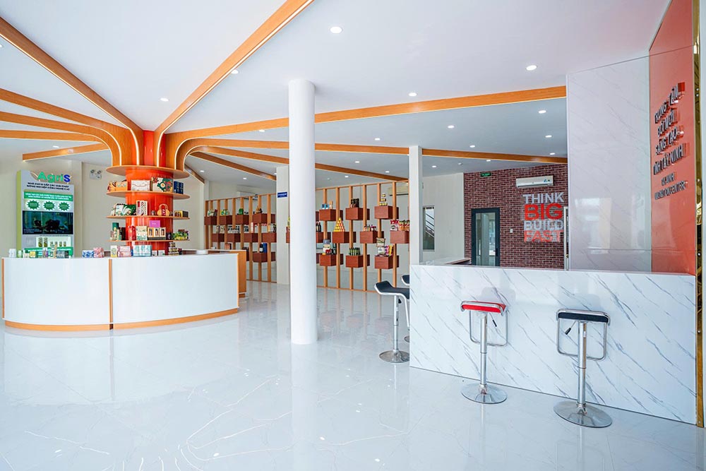 Không gian của Trung tâm Đổi mới sáng tạo. Ảnh: Hà Ngô 