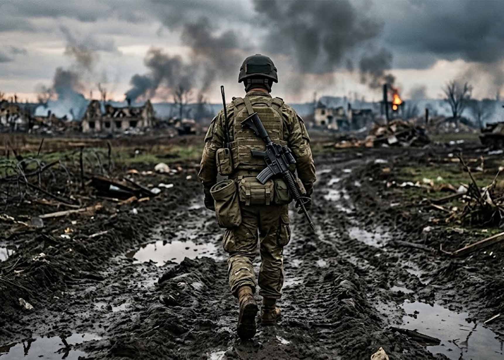 Thales develops a drone-proof device weighing less than 2kg to be worn on soldiers. AI graphics photo: Cat Tien