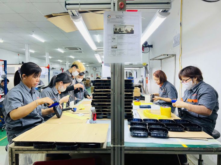 Phu Tho labor market is vibrant after Tet, businesses need more manpower. Photo: Bao Nguyen