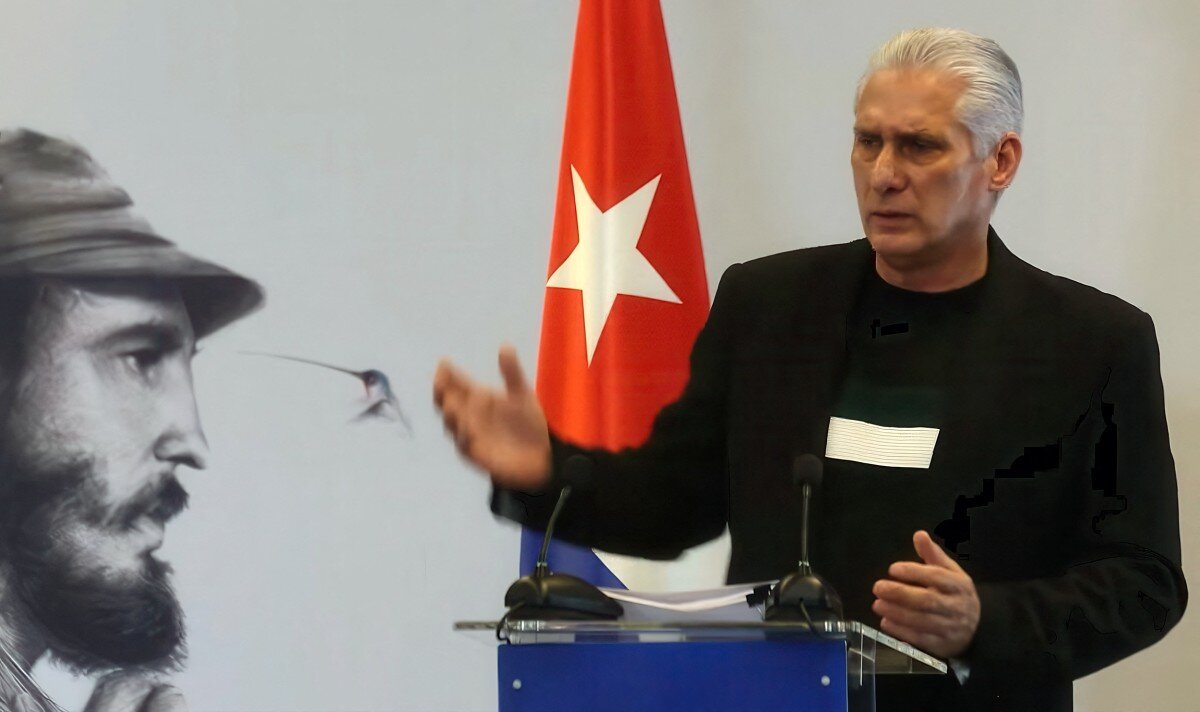 미겔 디아스카넬 쿠바 제1서기 겸 국가주석. 사진: AFP