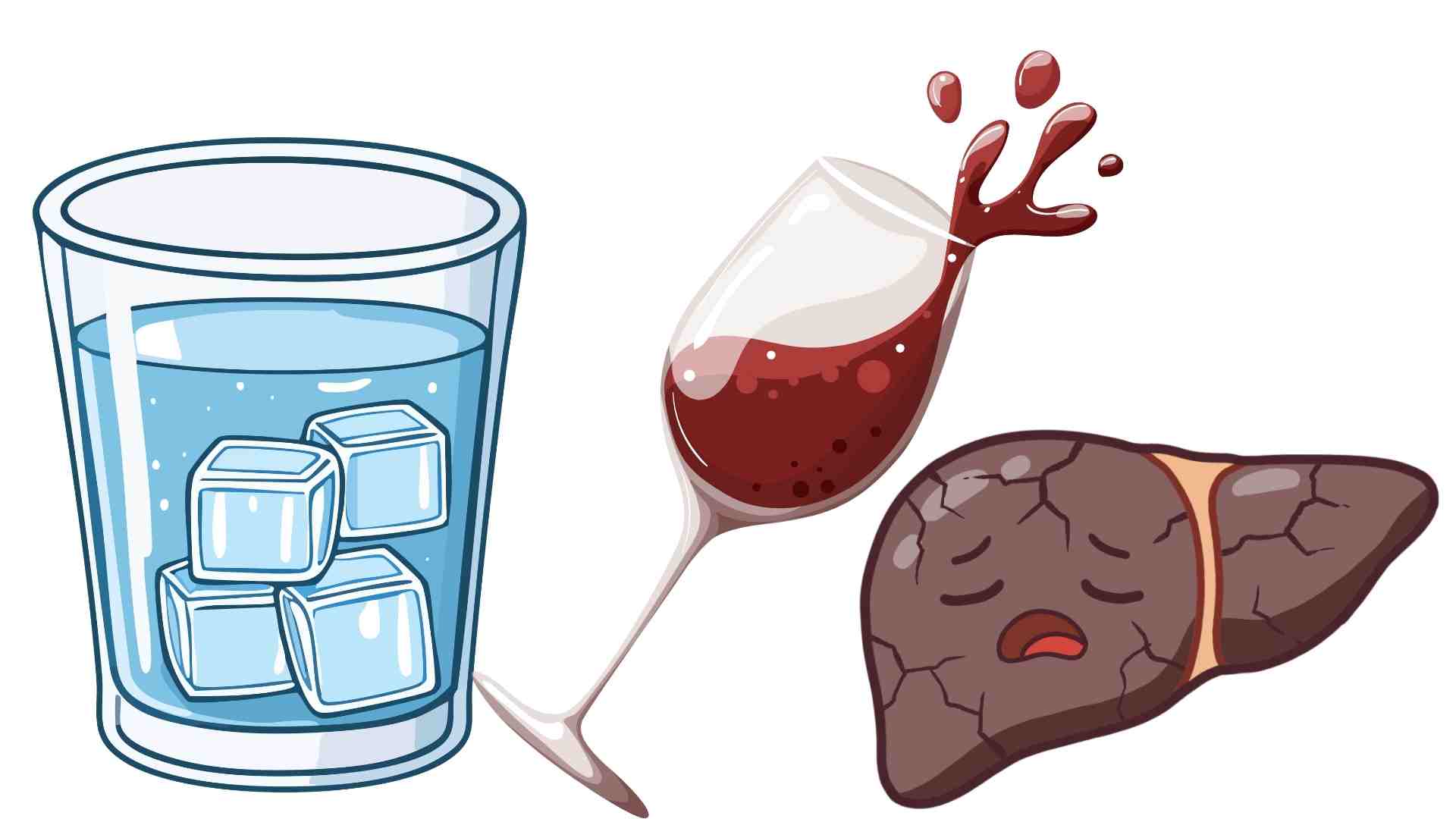 Le foie est facilement surchargé si vous consommez beaucoup d'alcool, d'eau froide et de boissons sucrées. Graphique: Hạ Mây