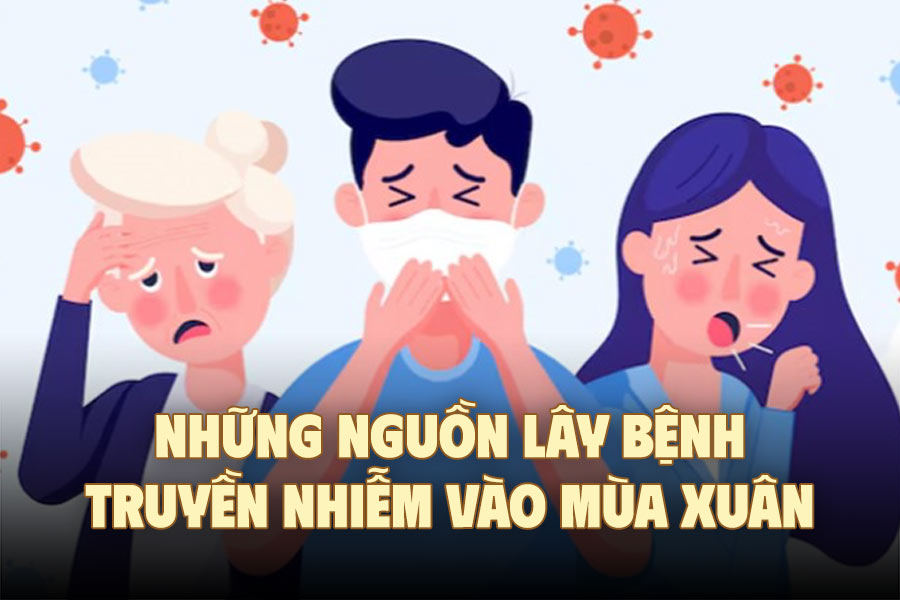 Sources of infectious diseases in spring