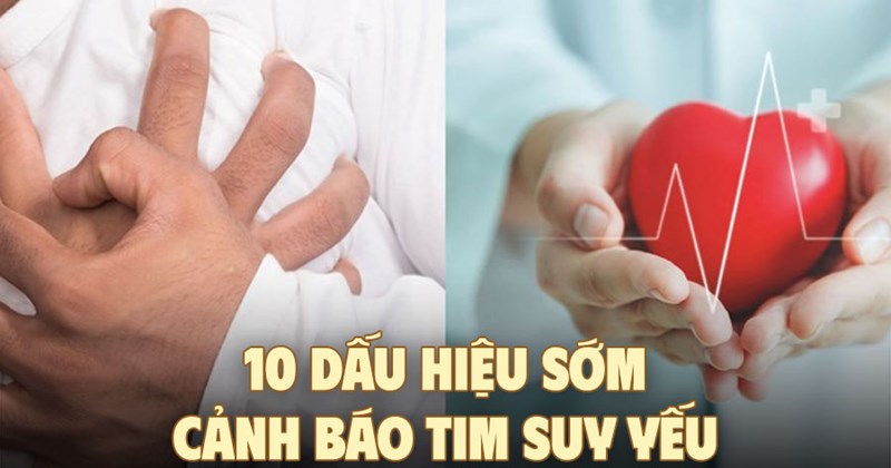 10 dấu hiệu cảnh báo sớm bệnh tim