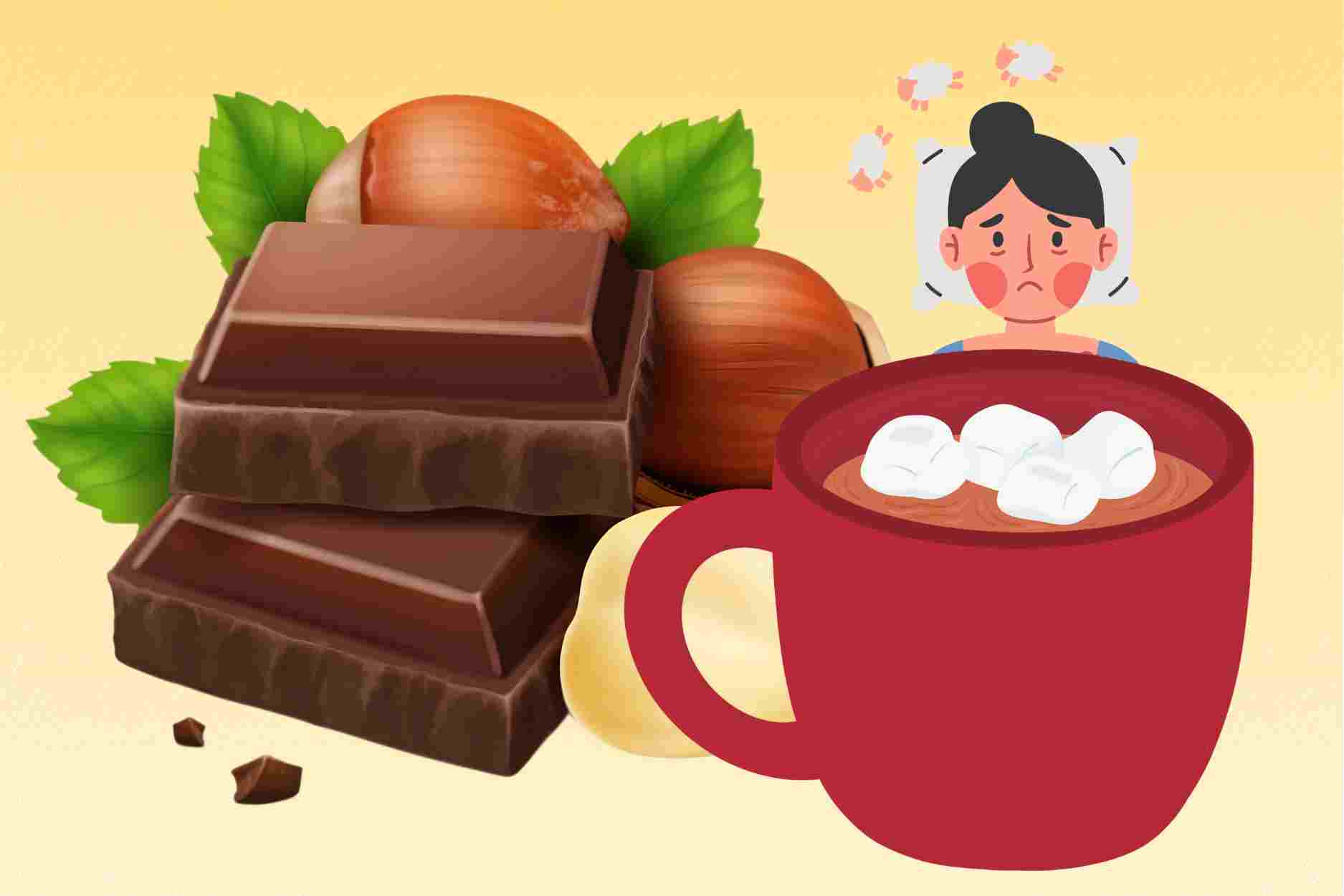 코코아를 마시고 초콜릿을 먹는 것이 불면증을 유발합니까